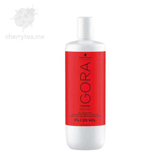 Peróxido Igora Royal 1L Schwarzkopf – Revelador en crema profesional para tintes 20 Volúmenes