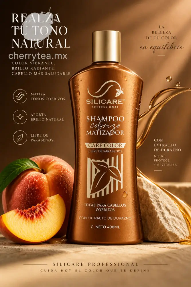 Silicare Shampoo Matizante para Cabellos Cobrizos 300 ml