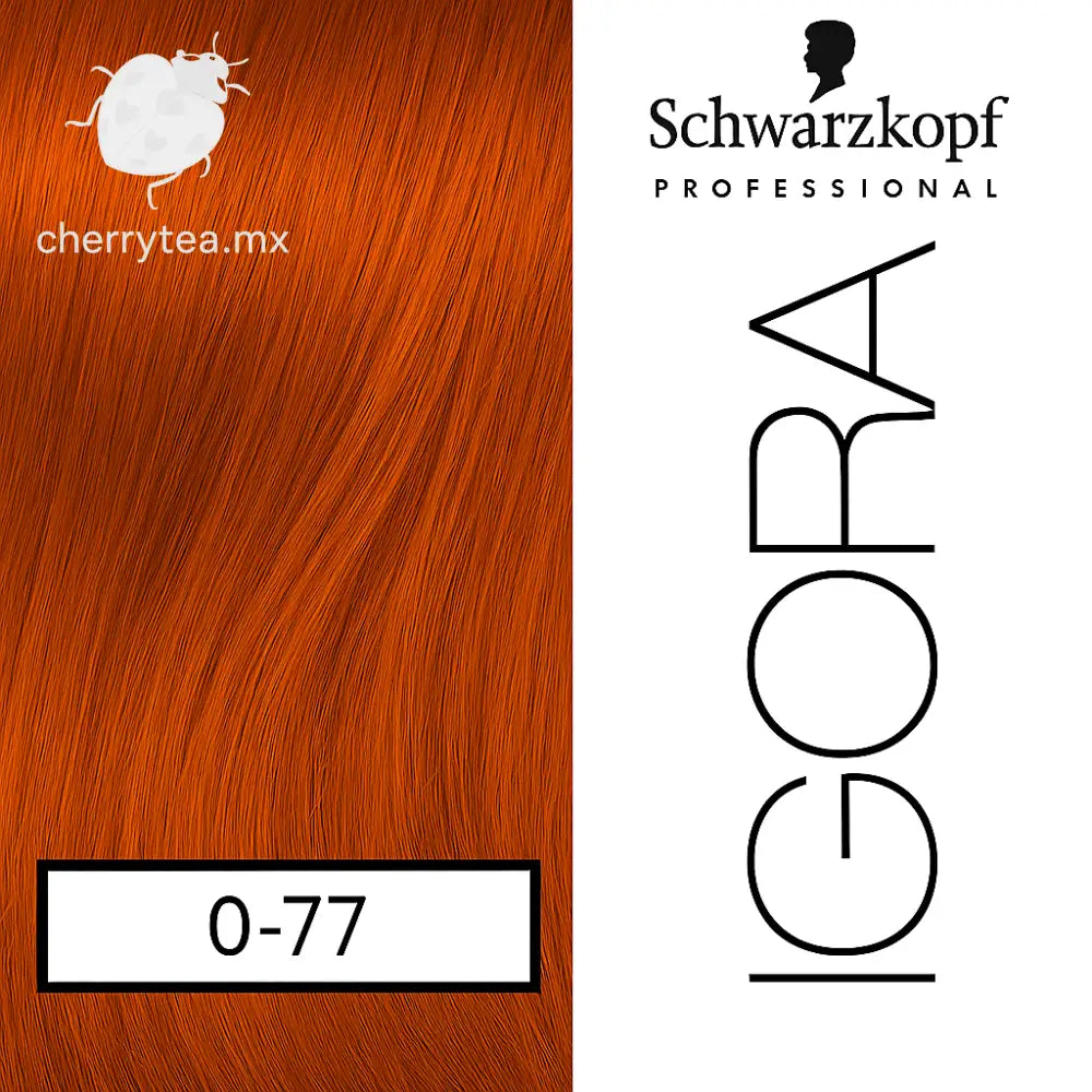 Tinte Igora Royal 0-77 Mezcla Cobre