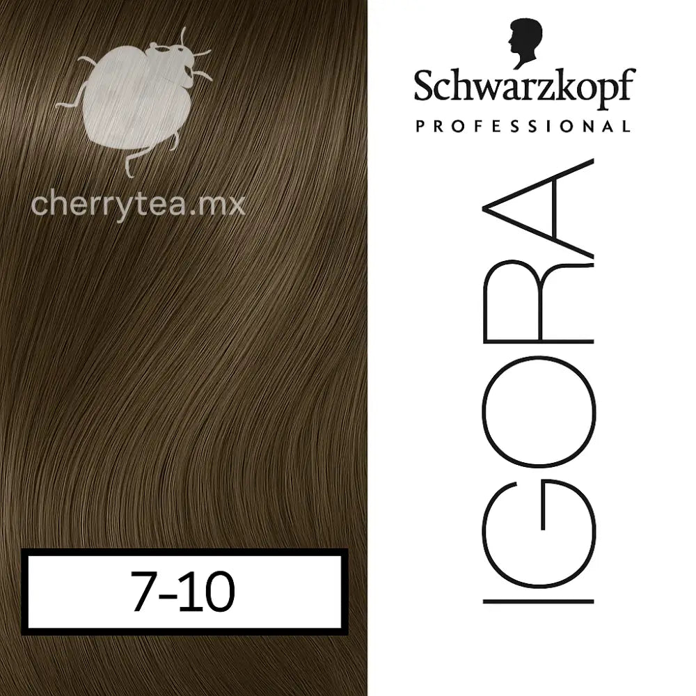Tinte Igora Royal Absolutes 7-10 Rubio Medio Ceniza Natural