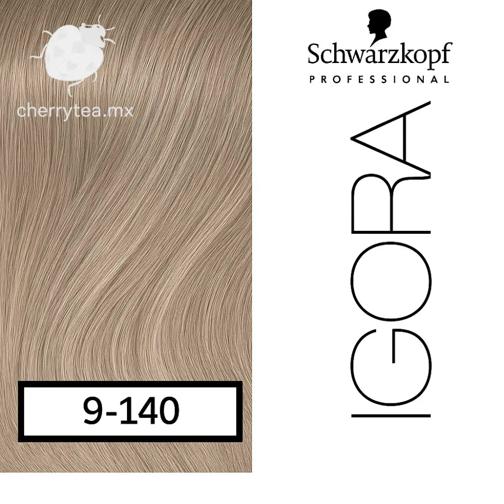 Tinte Igora Royal Absolutes 9-140 Rubio Muy Claro Ceniza Beige Natural