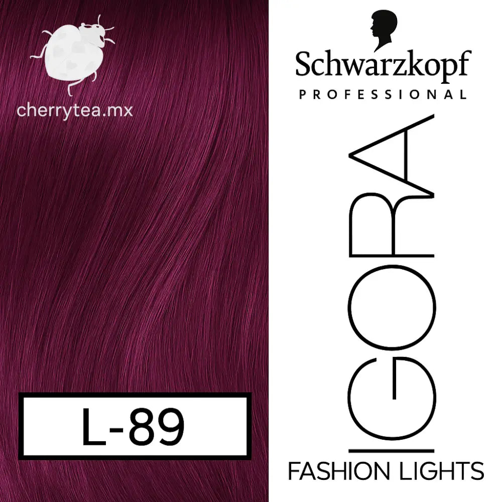 Tinte Igora Royal Fashion Lights L-89 Rojo Violeta