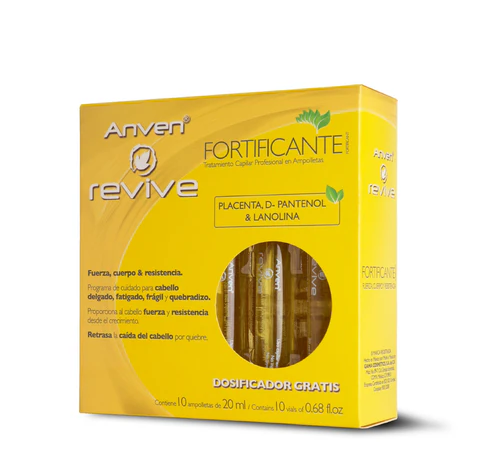 Revive Fortificante Tratamiento Capilar en Ampolletas Est. c/10 – Fortalece y Nutre tu Cabello