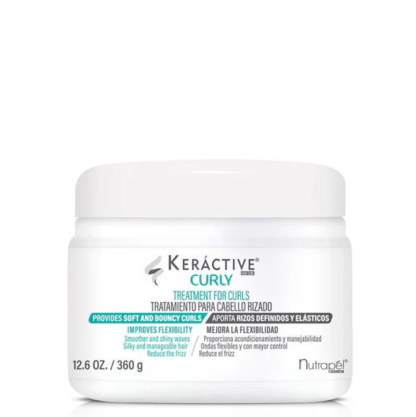 Nutrapel Keractive Curly Treatment – Tratamiento Profesional para Definir y Cuidar Rizos