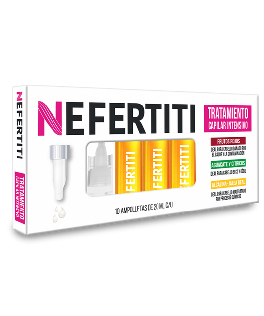 Tratamiento en Ampolletas Alcalina con Jalea Real Nefertiti