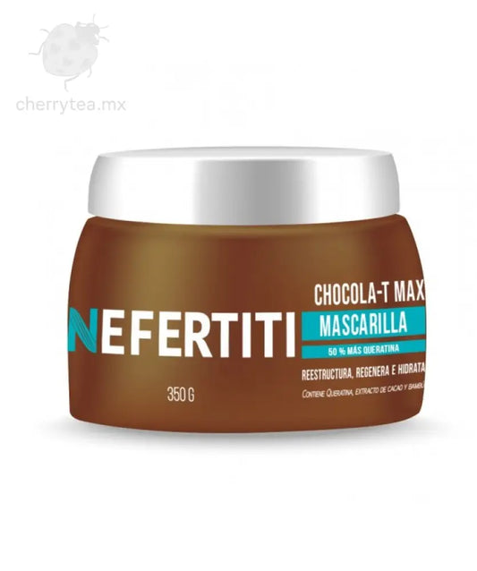 Mascarilla Chocola-T Max Doble Queratina Nefertiti – Reparación Intensiva para Cabello Seco y Dañado