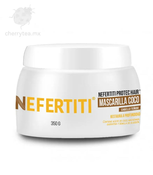 Mascarilla Intensiva de Coco Nefertiti para Cabello Teñido 350g – Reparación y Nutrición Profunda