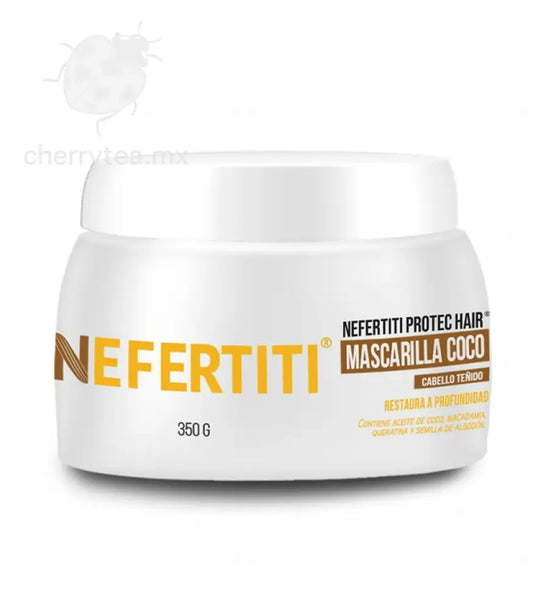 Mascarilla Intensiva de Coco Nefertiti para Cabello Teñido 350g – Reparación y Nutrición Profunda