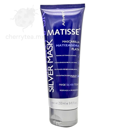 Mascarilla Matizadora Plata Anven Matisse – Neutraliza Amarillos y Realza Tonos Platinados