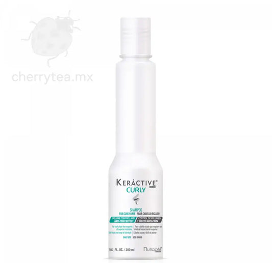 Nutrapel Keractive Curly Shampoo – Limpieza Suave y Definición para Rizos