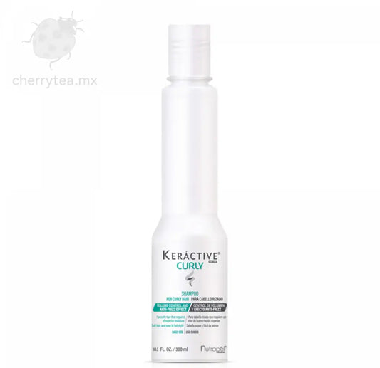 Nutrapel Keractive Curly Shampoo – Limpieza Suave y Definición para Rizos