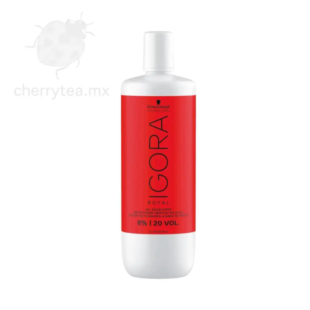 Peróxido Igora Royal 1L Schwarzkopf – Revelador en crema profesional para tintes 20 Volúmenes