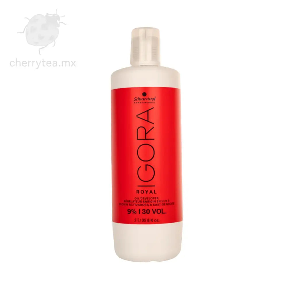 Peróxido Igora Royal 1L Schwarzkopf – Revelador en crema profesional para tintes 30 Volúmenes