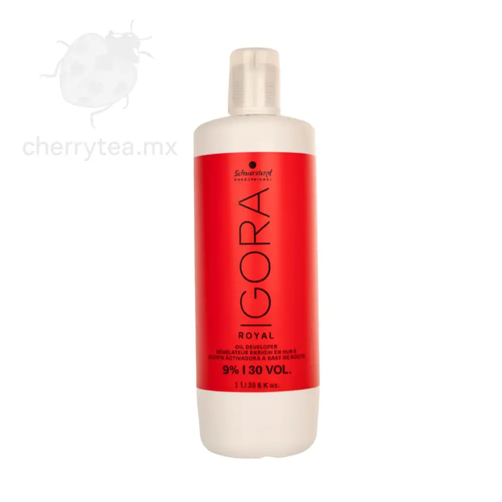 Peróxido Igora Royal 1L Schwarzkopf – Revelador en crema profesional para tintes 30 Volúmenes