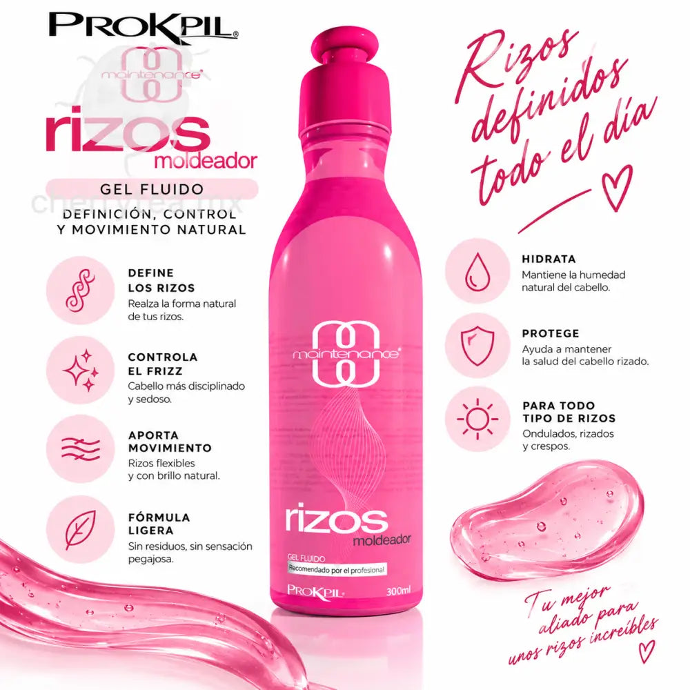Prokpil Gel Fluido Moldeador para Rizos 300 ml