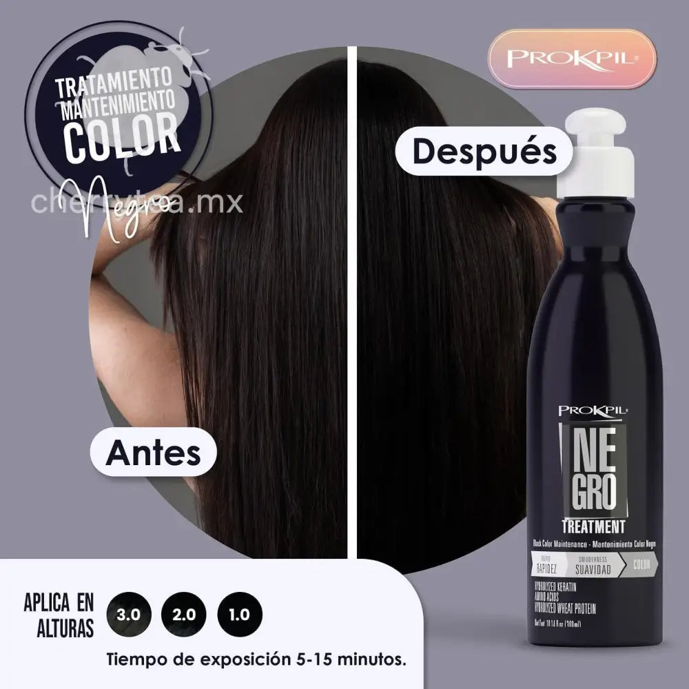 Prokpil Mascarilla Matizante Negro 300ml