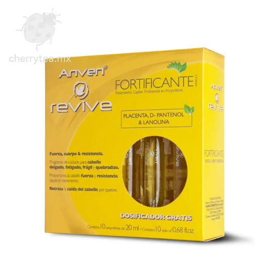 Revive Fortificante Tratamiento Capilar en Ampolletas Est. c/10 – Fortalece y Nutre tu Cabello