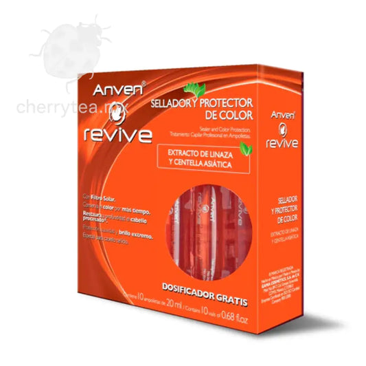 Revive Sellador y Protector de Color Tratamiento Capilar en Ampolletas Est. c/10 – Color Más Intenso y Duradero