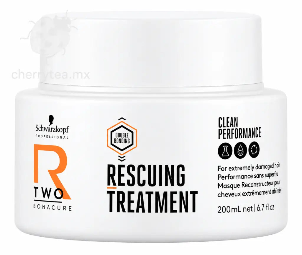 Schwarzkopf Bonacure R-TWO Rescuing Treatment 200ml Tratamiento Reparador para Cabello Extremadamente Dañad