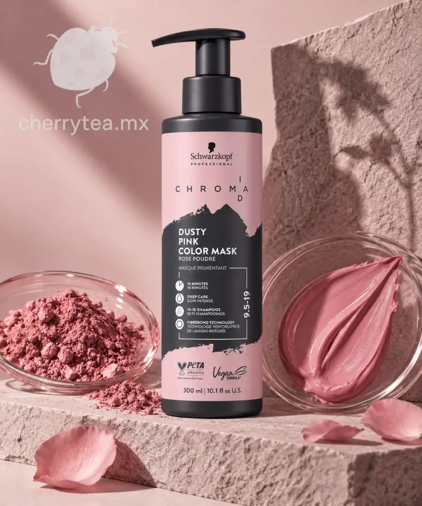 Schwarzkopf Chroma ID Dusty Pink Mascarilla Matizante Rosa 300ml