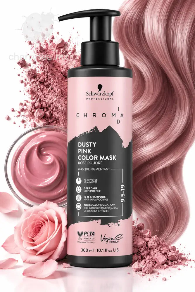 Schwarzkopf Chroma ID Dusty Pink Mascarilla Matizante Rosa 300ml