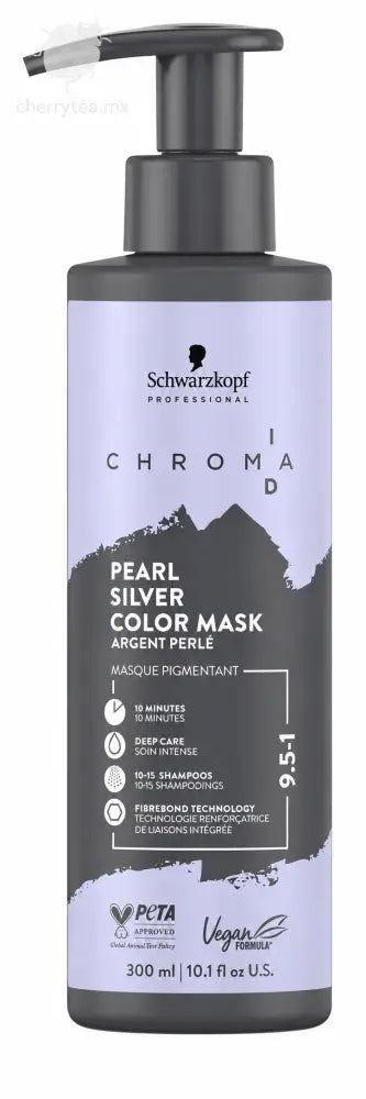 Schwarzkopf Chroma ID Pearl Silver Mascarilla Matizante Plata 300ml