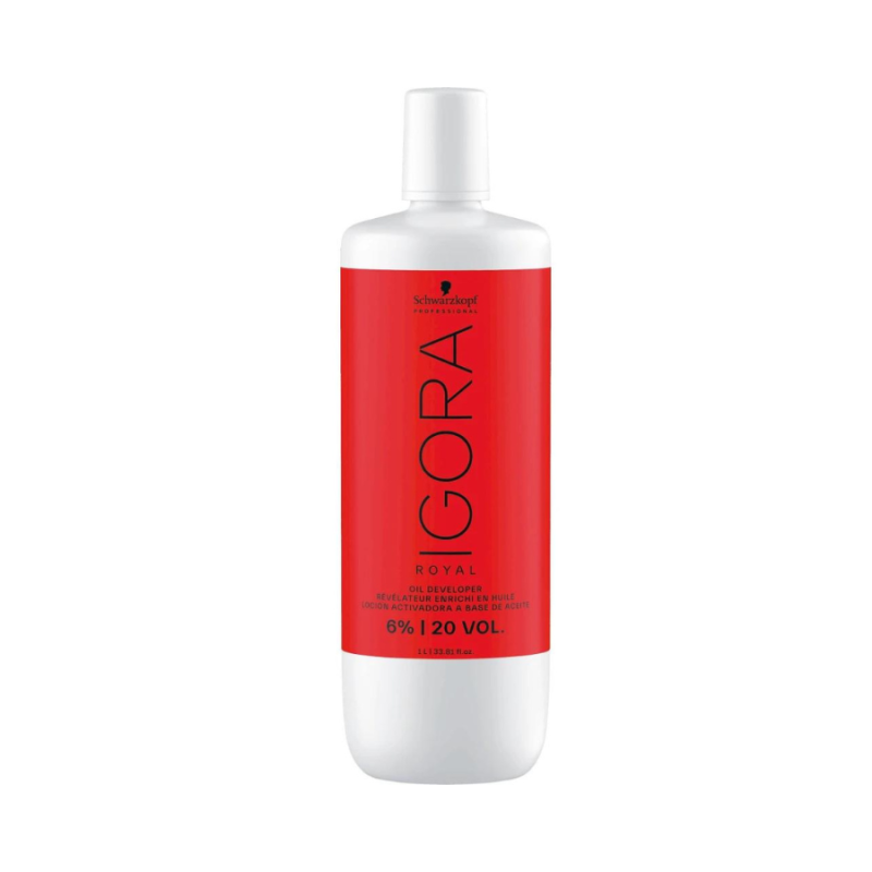 Peróxido Igora Royal 1L Schwarzkopf – Revelador en crema profesional para tintes
