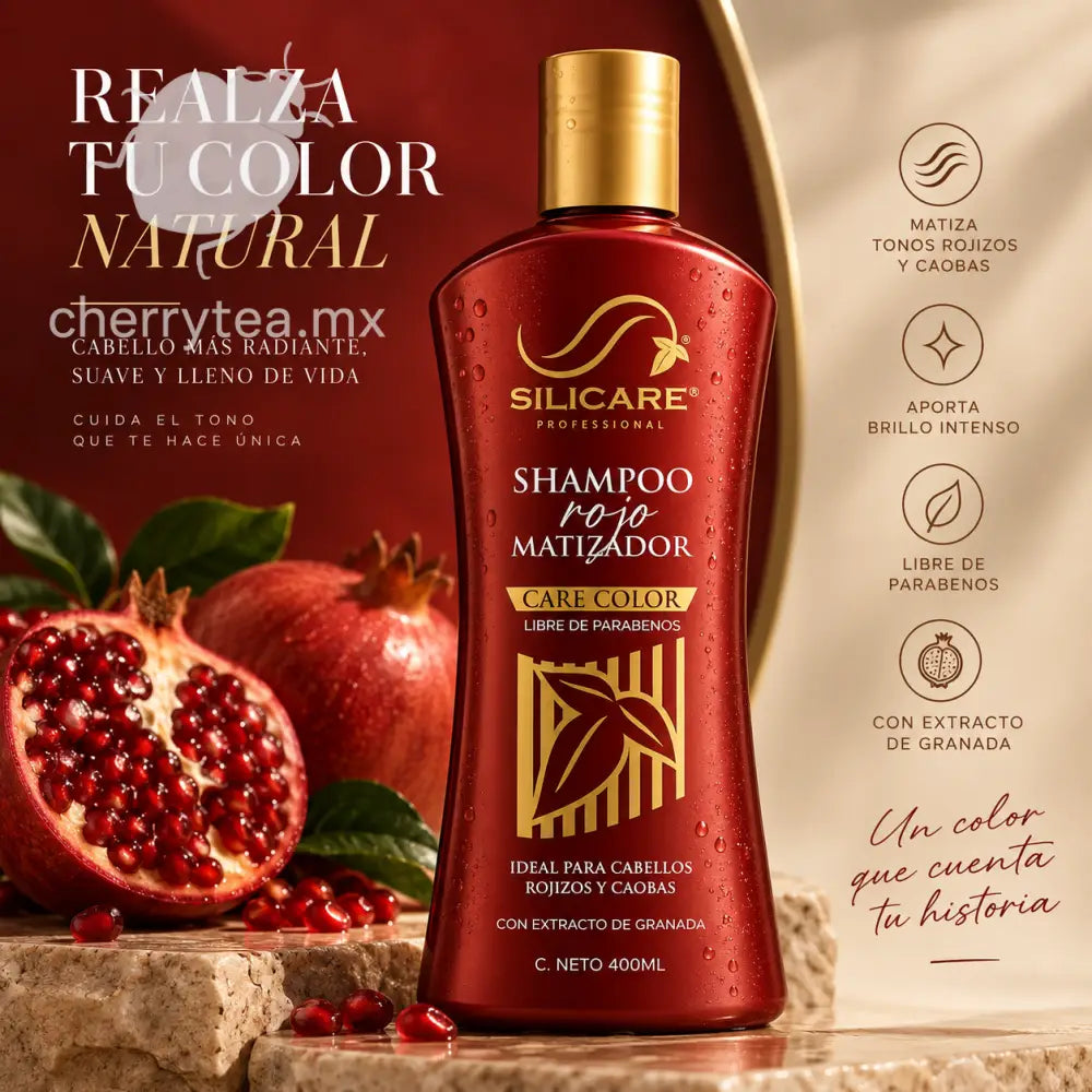 Silicare Shampoo Matizante para Cabellos Rojos 300ml