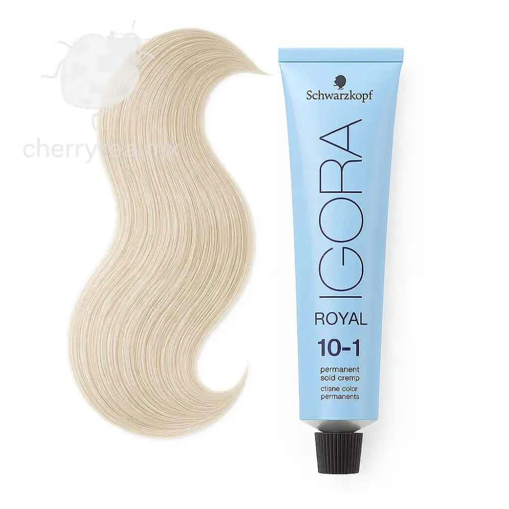 Tinte Igora Highlifts 10-1 Rubio Platino Ceniza