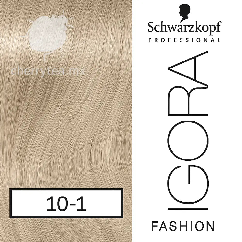 Tinte Igora Highlifts 10-1 Rubio Platino Ceniza