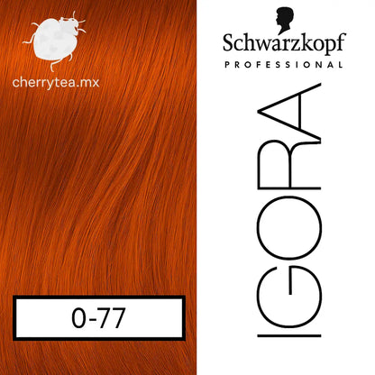 Tinte Igora Royal 0-77 Mezcla Cobre