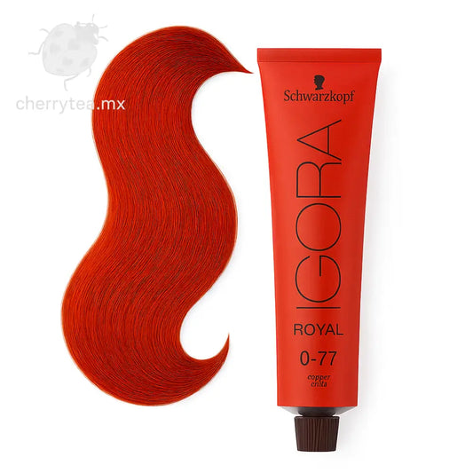 Tinte Igora Royal 0-77 Mezcla Cobre