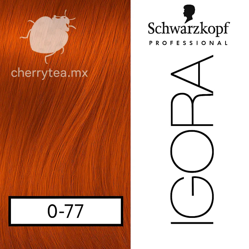 Tinte Igora Royal 0-77 Mezcla Cobre