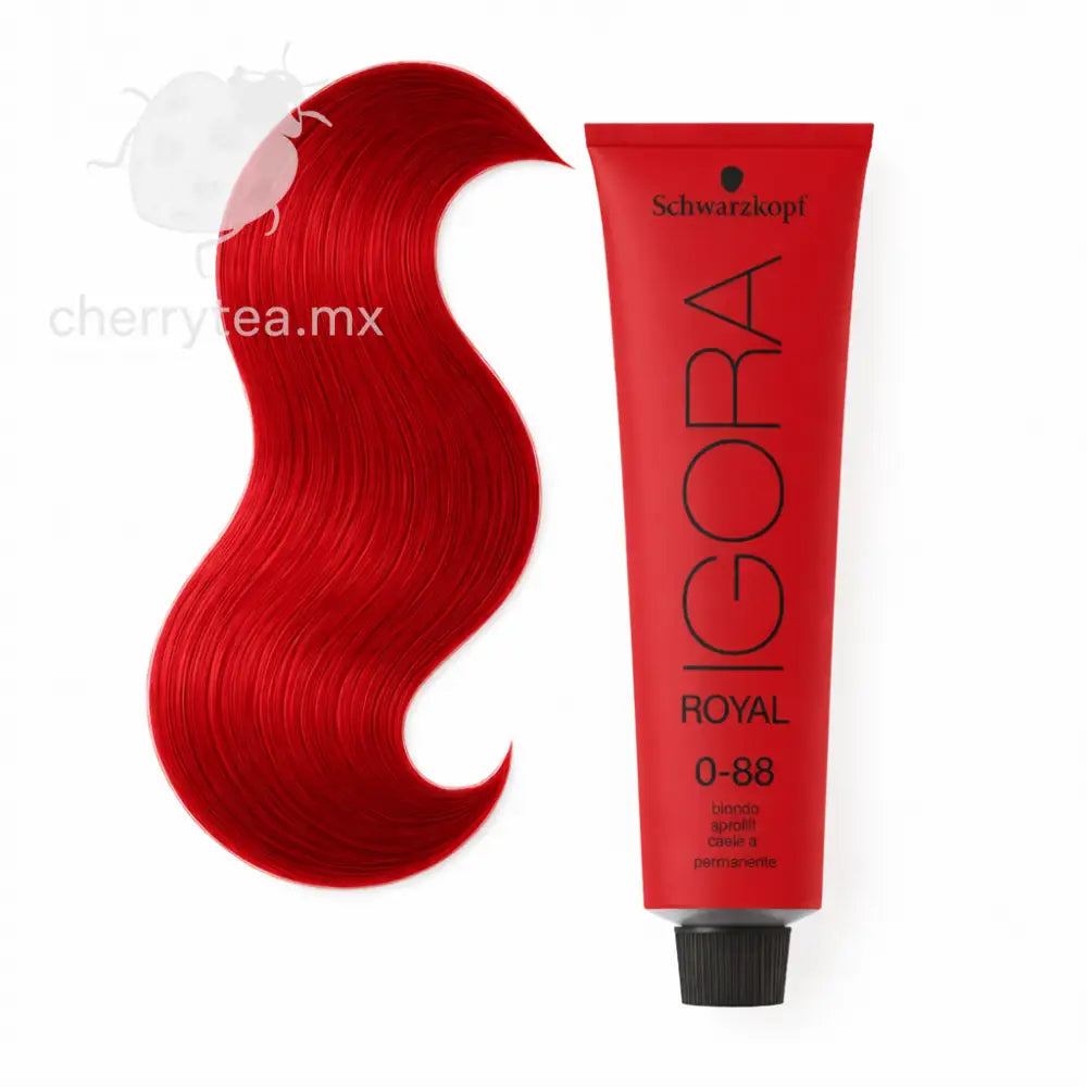 Tinte Igora Royal 0-88 Tono Mezcla Rojo