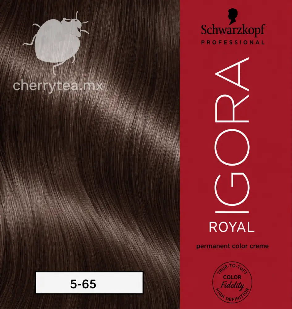 Tinte Igora Royal 5-65 Castaño Claro Marrón Dorado