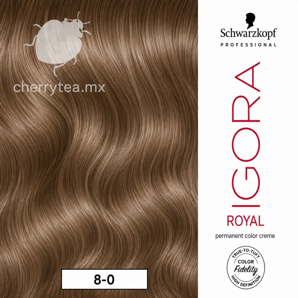 Tinte Igora Royal 8-0 Rubio Claro Natural