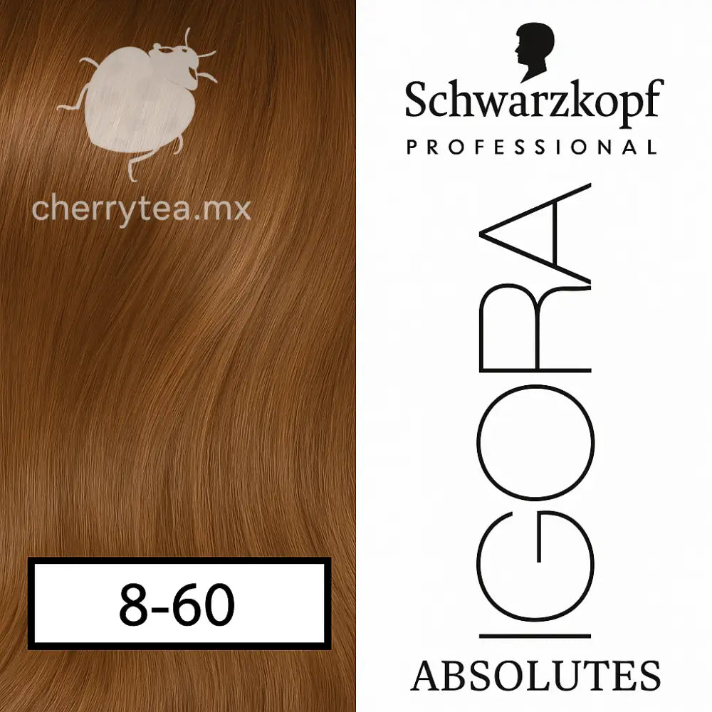 Tinte Igora Royal Absolutes 8-60 Rubio Claro Chocolate Natural