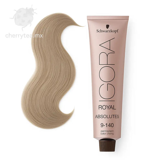 Tinte Igora Royal Absolutes 9-140 Rubio Muy Claro Ceniza Beige Natural