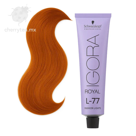 Tinte Igora Royal Fashion Lights L-77 Cobre Intenso
