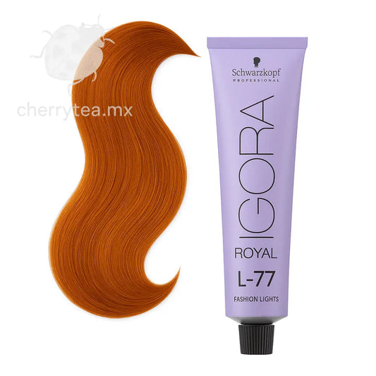 Tinte Igora Royal Fashion Lights L-77 Cobre Intenso