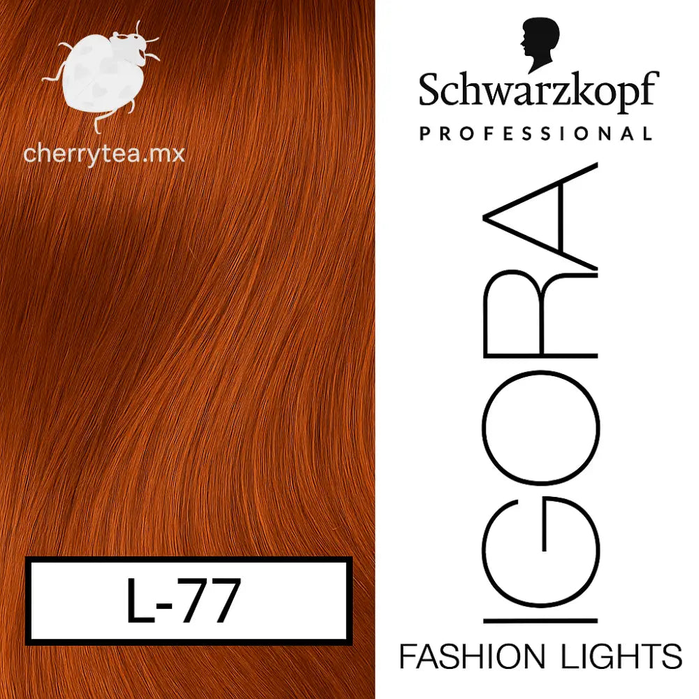 Tinte Igora Royal Fashion Lights L-77 Cobre Intenso