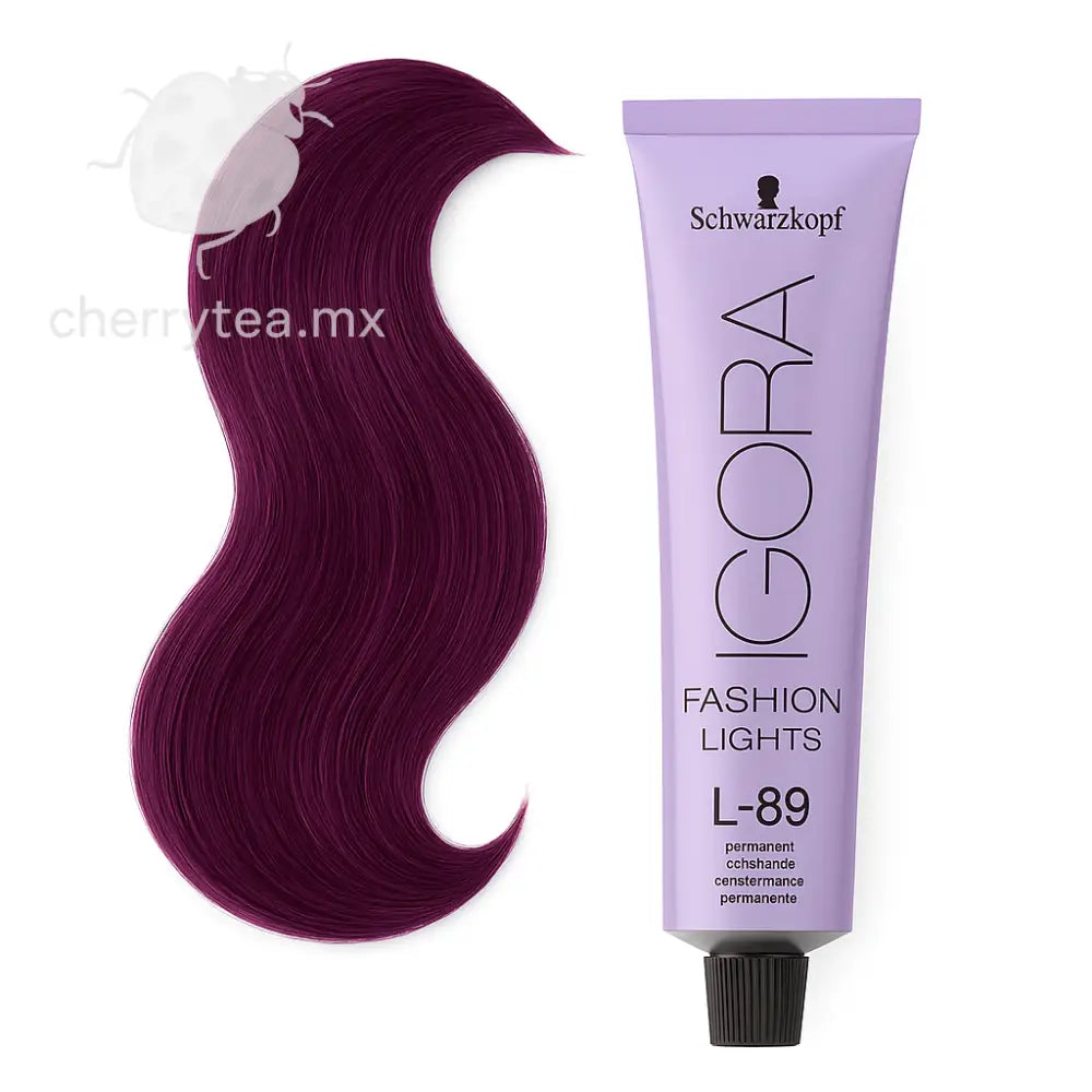 Tinte Igora Royal Fashion Lights L-89 Rojo Violeta