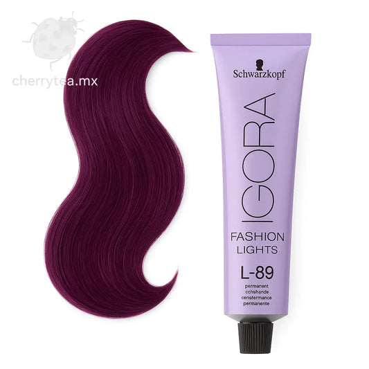 Tinte Igora Royal Fashion Lights L-89 Rojo Violeta