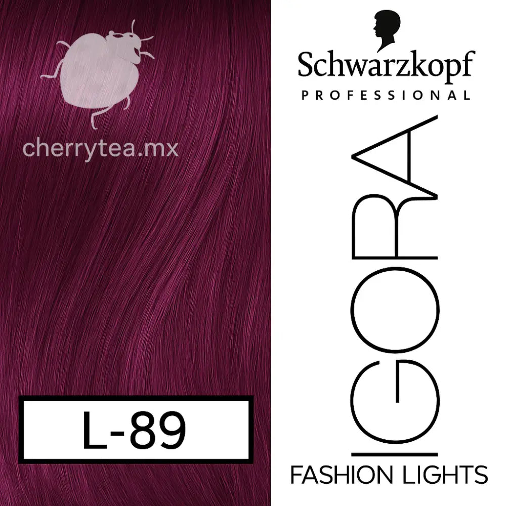 Tinte Igora Royal Fashion Lights L-89 Rojo Violeta