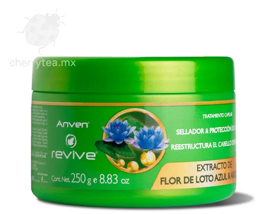 Tratamiento Capilar Anven Flor de Loto y Arginina – Reparación Hidratación y Protección del Color